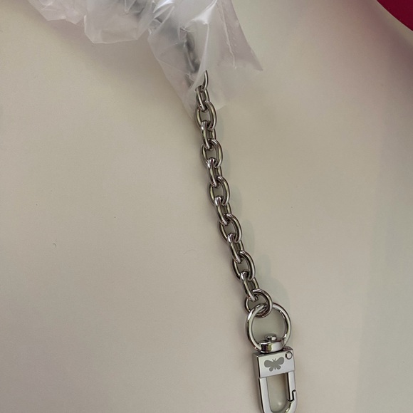 MaxMara Fuchsia Clutch with Silver Accents - Picture 8 of 9